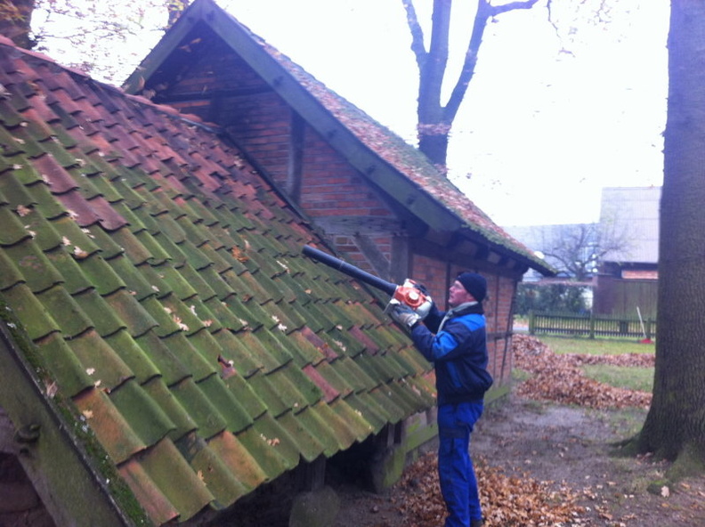 2011 11 19 Laubharkaktion und Erbseneintopf beim Backhaus 004